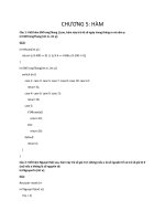 Tài liệu thi cuối kỳ lập trình C