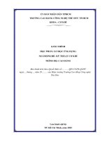 Giáo trình cơ học Ứng dụng nghề kỹ thuật cơ khí trình Độ cao Đẳng nguyễn hùng linh