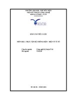 Chủ Đề 1 phân tích, thiết kế và kiểm tra hệ thống Điện   Điện tử Điều khiển Động cơ trên Ô tô hiện Đại
