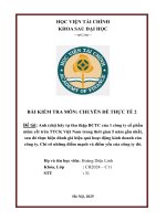Anh (chị) hãy tự thu thập bctc của 1 công ty cổ phần niêm yết trên ttck việt nam trong thời gian 5 năm gần nhất, sau Đó thực hiện Đánh giá hiệu quả hoạt Động kinh doanh của công ty