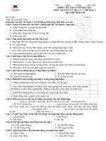 Bộ 5 đề ôn tập cuối HKI môn Lịch sử và Địa lý lớp 4 hệ chuẩn vinschool kèm đáp án