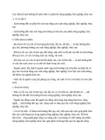 Các nhân tố Ảnh hưởng tới phát triển và phân bố nông nghiệp