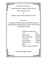 Thành tựu và hạn chế trong thực hiện Đường lối công nghiệp hóa, hiện Đại hóa của Đảng cộng sản việt nam thời kỳ Đổi mới