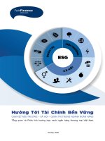 Tài liệu hướng tới tài chính bền vững