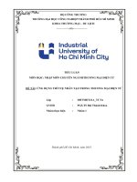 IUH - TIỂU LUẬN NHẬP MÔN TMDT - ỨNG DỤNG TRÍ TUỆ NHÂN TẠO TRONG THƯƠNG MẠI ĐIỆN TỬ