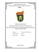 Đề tài giá trị của thắng cảnh thác bản giốc trong phát triển du lịch vùng trung du và miền núi bắc bộ