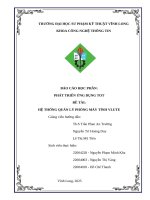 Phát triển Ứng dụng tot Đề tài hệ thống quản lý phòng máy tính vlute