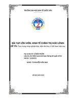 Đề tài thực trạng công nghiệp hóa, hiện Đại hóa Ở việt nam hiện nay