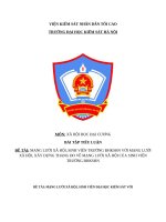 Mạng lưới xã hội, sinh viên trường Đhkshn với mạng lưới xã hội, xây dựng thang Đo về mạng lưới xã hội của sinh viên trường Đhkshn