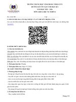 Đề cương ôn tập cuối HKI môn Khoa học tích hợp lớp 6 hệ chuẩn Vinschool 2025 2026 kèm đáp án