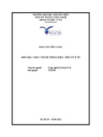 Chủ Đề 5 tìm hiểu hệ thống chống trộm trên Ô tô