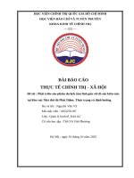 Đề tài  phát triển sản phẩm du lịch tâm linh gắn với di sản kiến trúc tại khu vực nhà thờ Đá phát diệm thực trạng và Định hướng