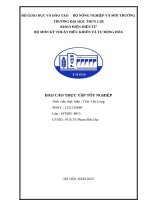 Báo cáo thực tập tốt nghiệp  công ty goertek vina