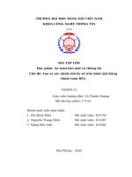 Bài tập lớn học phần an toàn bảo mật và thông tin chủ Đề tạo và xác minh chữ ký số trên hình Ảnh bằng thuật toán rsa