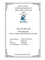 Báo cáo thực tập Đơn vị thực tập công ty tnhh cơ khí chính xác vina seiki