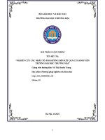 Nghiên cứu các nhân tố Ảnh hưởng Đến kết quả của sinh viên trường Đại học thương mại