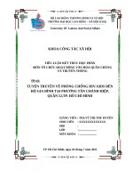 Tuyên truyền về phòng chống hivaids Đến hộ gia Đình tại phường tân chánh hiệp, quận 12,tp  hồ chí minh