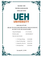 Đề tài Ứng dụng phần mềm orange trong dự báo rủi ro thuế từ dữ liệu doanh nghiệp