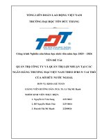 Quản trị công ty và quản trị lợi nhuận tại các ngân hàng thương mại việt nam theo ifrs 9 vai trò của sở hữu nước ngoài