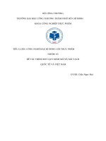 Đề tài trình bày quy Định mã số, mã vạch quốc tế và việt nam