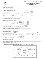 Bộ 9 đề ôn tập cuối HKI môn Toán Cambridge lớp 4 hệ chuẩn Vinschool kèm đáp án