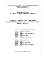 Nghiên cứu công nghệ ldw   lane departure warning & lka   lane keep assist  (lexus lc500 2023)