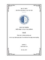 Chủ Đề phân tích và Đánh giá hiệu quả của các quy Định pháp luật về Ưu Đãi thuế thu nhập doanh nghiệp