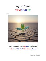 Đại cương tâm sinh lý (demo)