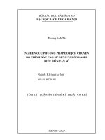 Tóm tắt nghiên cứu phương pháp Đo dịch chuyển Độ chính xác cao sử dụng nguồn laser Điều biến tần số