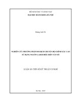 Nghiên cứu phương pháp Đo dịch chuyển Độ chính xác cao sử dụng nguồn laser Điều biến tần số