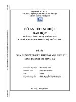 Đề tài xây dựng website thương mại Điện tử kinh doanh Đồ bóng Đá