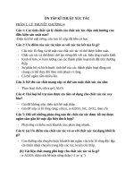 ÔN TẬP KĨ THUẬT XÚC TÁC