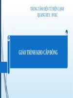 Giaó trình Kho Lạnh