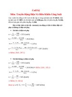 Ôn tập cuối kỳ - Truyền Động Điện Và Điều Khiển Công Suất