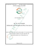 Phát triển dịch vụ ngân hàng Điện tử tại ngân hàng thương mại cổ phần sài gòn thương tín chi nhánh Đồng nai, tỉnh Đồng nai