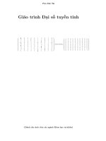 Bí kíp chinh phục Đại số tuyến tính - Tổng hợp lý thuyết trọng tâm và các dạng bài tập thi học kỳ (Cực dễ hiểu)