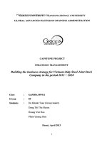 Xây dựng chiến lược kinh doanh cho Công ty Cổ phần Thép Việt Nam - Ý giai đoạn 2013 - 2018 G1_00472 Building the business strategy for Vietnam-Italy Steel Joint Stock Company in the period 2013 - 2018