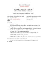 ĐỀ BÀI: BÊ TÔNG ĐẦM LĂN (RCC): KHÁI NIỆM – ĐẶC ĐIỂM – SO SÁNH VỚI BÊ TÔNG TRUYỀN THỐNG – ỨNG DỤNG THỰC TIỄN