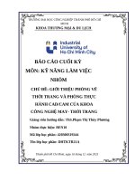 IUH - GIỚI THIỆU PHÒNG VẼ THỜI TRANG VÀ PHÒNG THỰC HÀNH CAD/CAM CỦA KHOA CÔNG NGHỆ MAY- THỜI TRANG