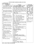 Review term i grade 8 (global success)