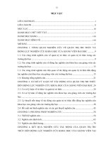 Tác Động của quản trị tri thức Đến Động lực nghiên cứu khoa học của giảng viên các trường Đại học trên Địa bàn tỉnh nam Định removed