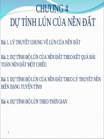 Slide cơ học Đất chương 4 utc