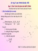 Slide cơ học Đất chương 7 utc