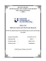 IUH - Xây dựng kế hoạch tổ chức lễ hội ẩm thực cho sinh viên IUH ngày 24/11/2026