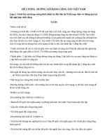 Đề cương  ĐƯỜNG LỐI CÁCH MẠNG CỦA ĐẢNG CỘNG SẢN VIỆT NAM -UTC