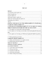 Nghiên cứu tác Động của trách nhiệm xã hội doanh nghiệp Đến hiệu quả hoạt Động của các khách sạn 3 5 sao trên Địa bàn removed