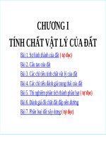 Slide cơ học Đất chương 1 utc