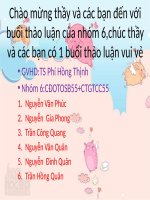 Slide thảo luận Địa chất công trình