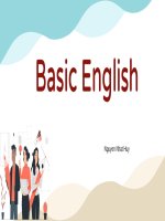 Slide tiếng anh cho người mới bắt đầu