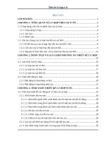 TÍNH TOÁN THIẾT KẾ LY HỢP Ô TÔ CHO XE DU LỊCH